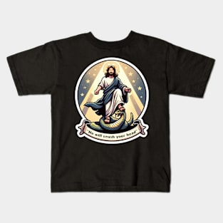 Victory Over Evil - The Savior's Triumph Kids T-Shirt